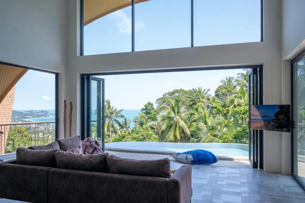Villa Lola 2Br - Private Infinity Pool & Sea View Strand von Chaweng Exterior foto